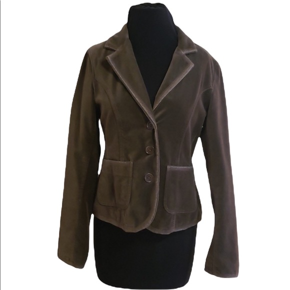 Boden Velvety Chocolate Brown Jacket Blazer 10 - Picture 2 of 11